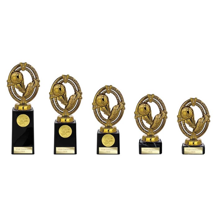 MAVERICK LEGEND FOOTBALL FOOTBALL LEGEND RESIN TROPHY - 5 SIZES - 12.5CM - 20CM